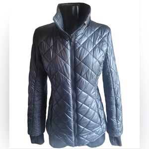 Victoria Secret VSX Charcoal Grey Light Puffer Jacket M